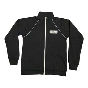 Black Zip Up RXBAR Track Jacket